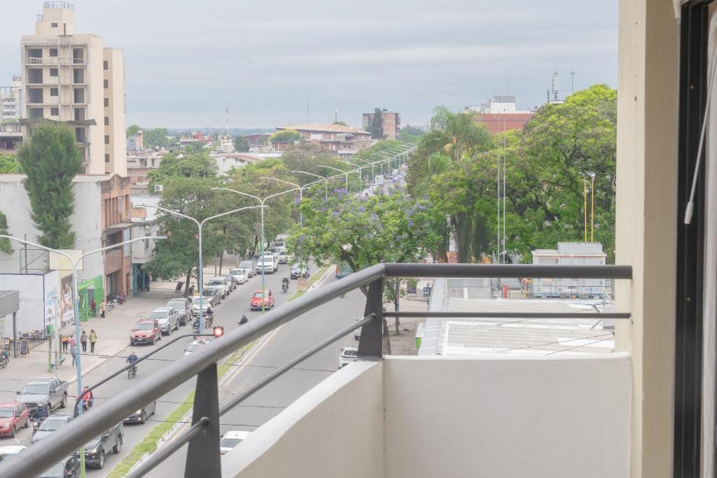 Nespecifikovaný výhled na destinaci San Miguel de Tucumán nebo výhled na město při pohledu z apartmánu