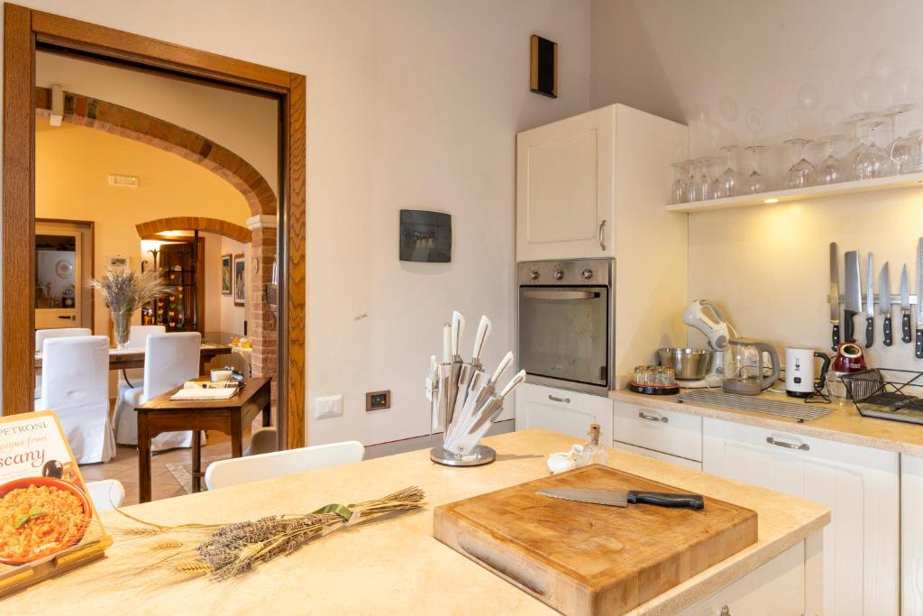 Kuchyň nebo kuchyňský kout v ubytování B&B La Casa di Assunta