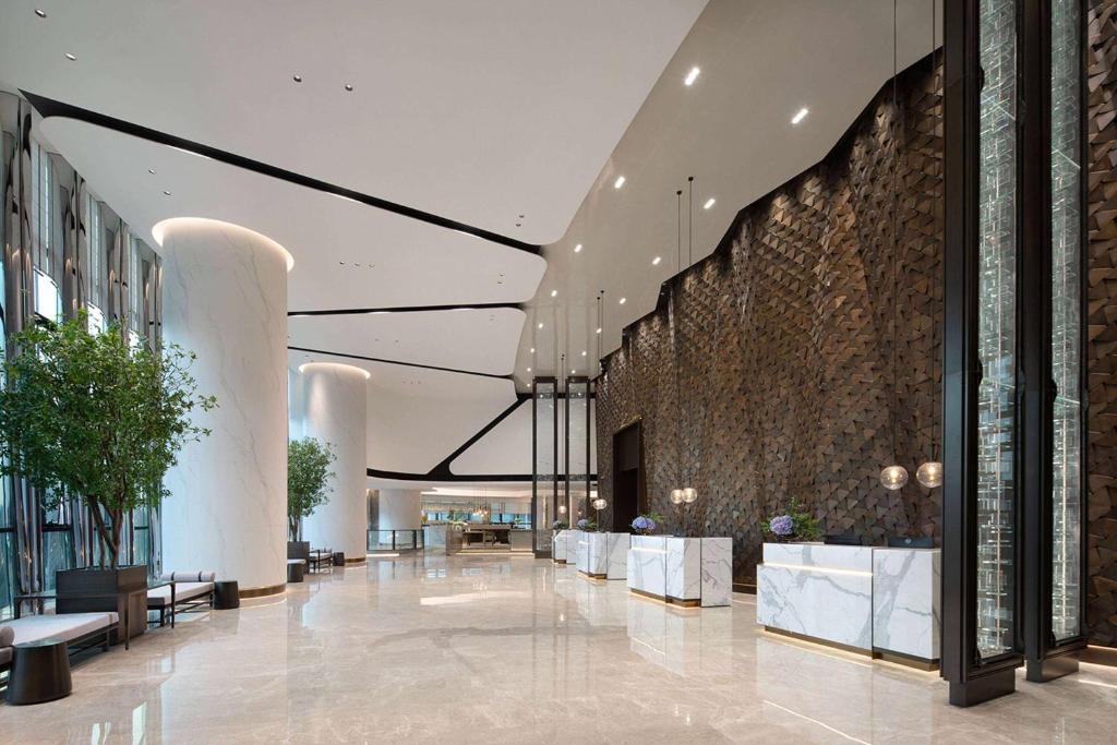 Vstupní hala nebo recepce v ubytování Wyndham Foshan Nanhai
