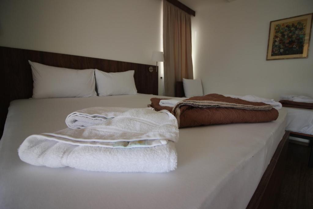 Postel nebo postele na pokoji v ubytování Hotel La Terrazza