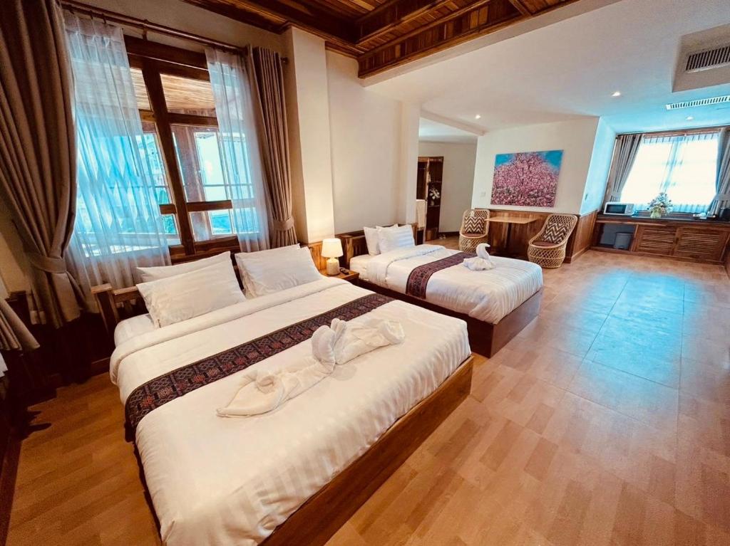 Kum-Chan House Hotel (เฮือนก่ำจันทร์) - Familiensuite