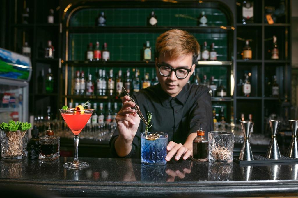 Nápoje v ubytování Amira Hotel Hanoi