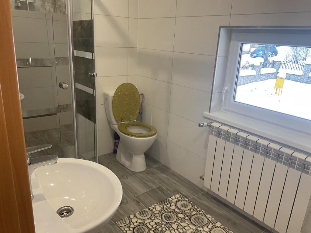 Koupelna v ubytování Homestay Renata