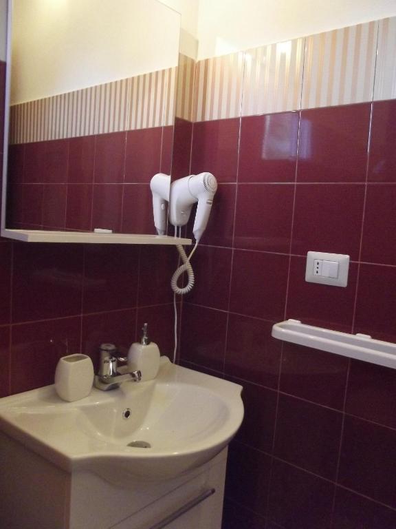 Koupelna v ubytování Agriturismo Zio Zac