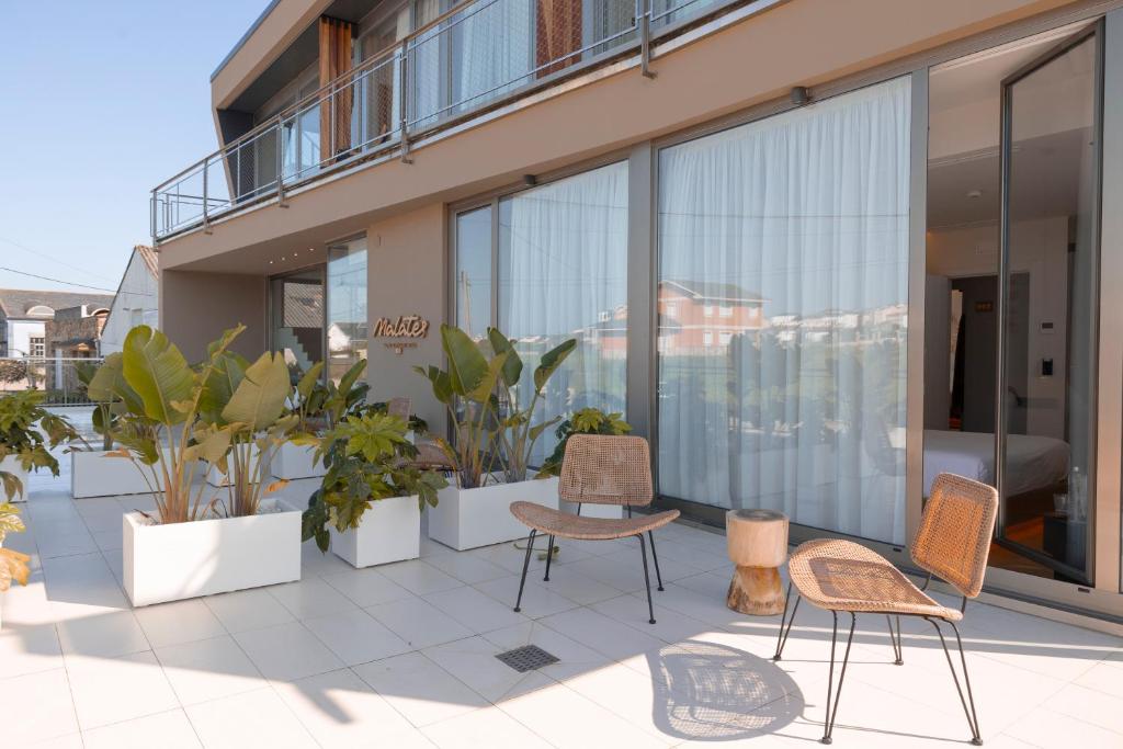 Balkón alebo terasa v ubytovaní Malates Slow Boutique Hotel