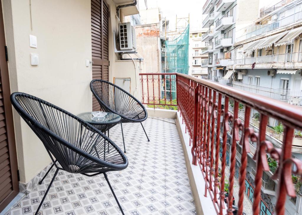 Balkon lub taras w obiekcie MORE LIFE #Unique Appartment In City Heart