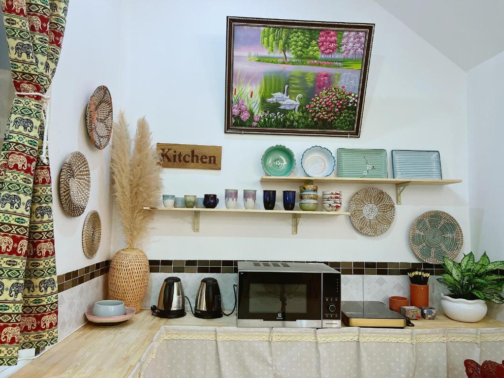 Tiện nghi pha trà/cà phê tại AN Homestay Phan Thiết