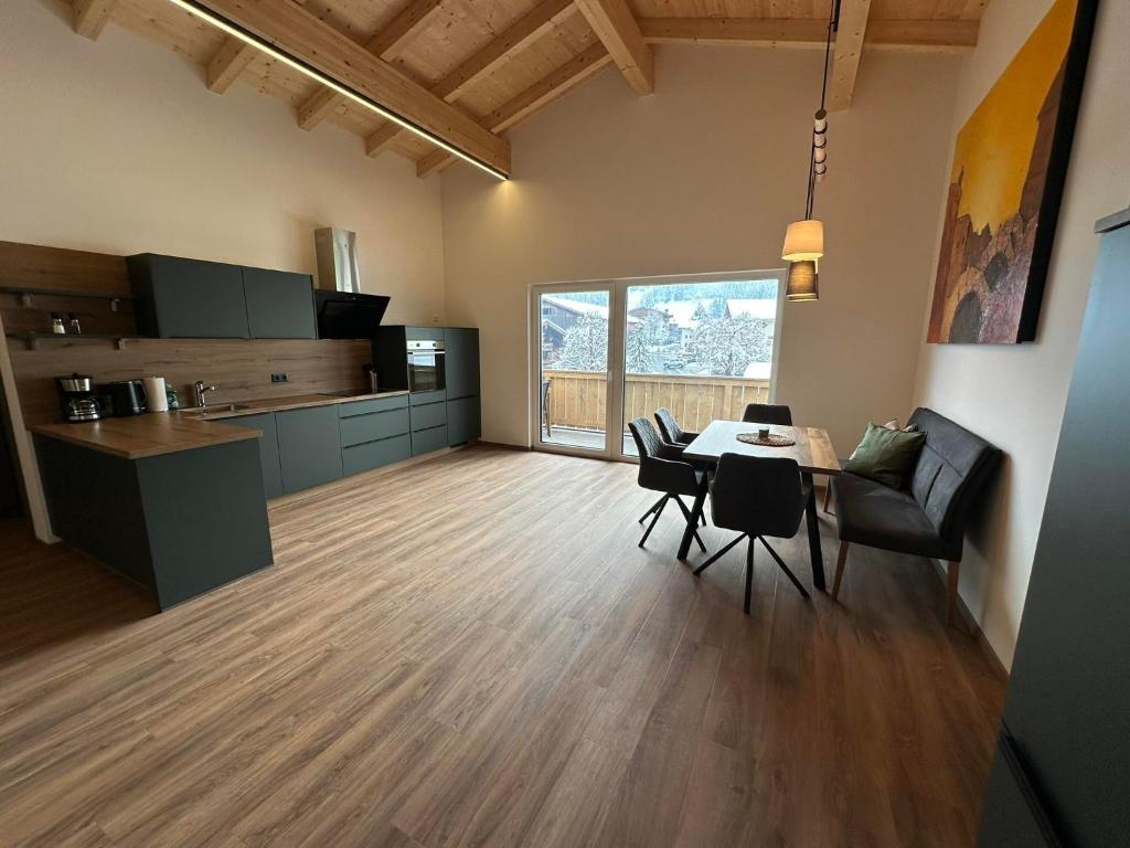 Kuchyň nebo kuchyňský kout v ubytování Appartement Kramerhaus