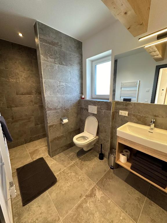 Koupelna v ubytování Appartement Kramerhaus