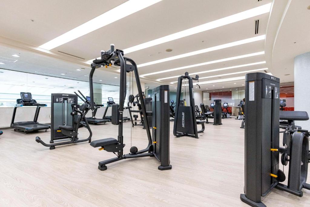 Fitness centrum a/nebo fitness zařízení v ubytování Hilton Tokyo Narita Airport
