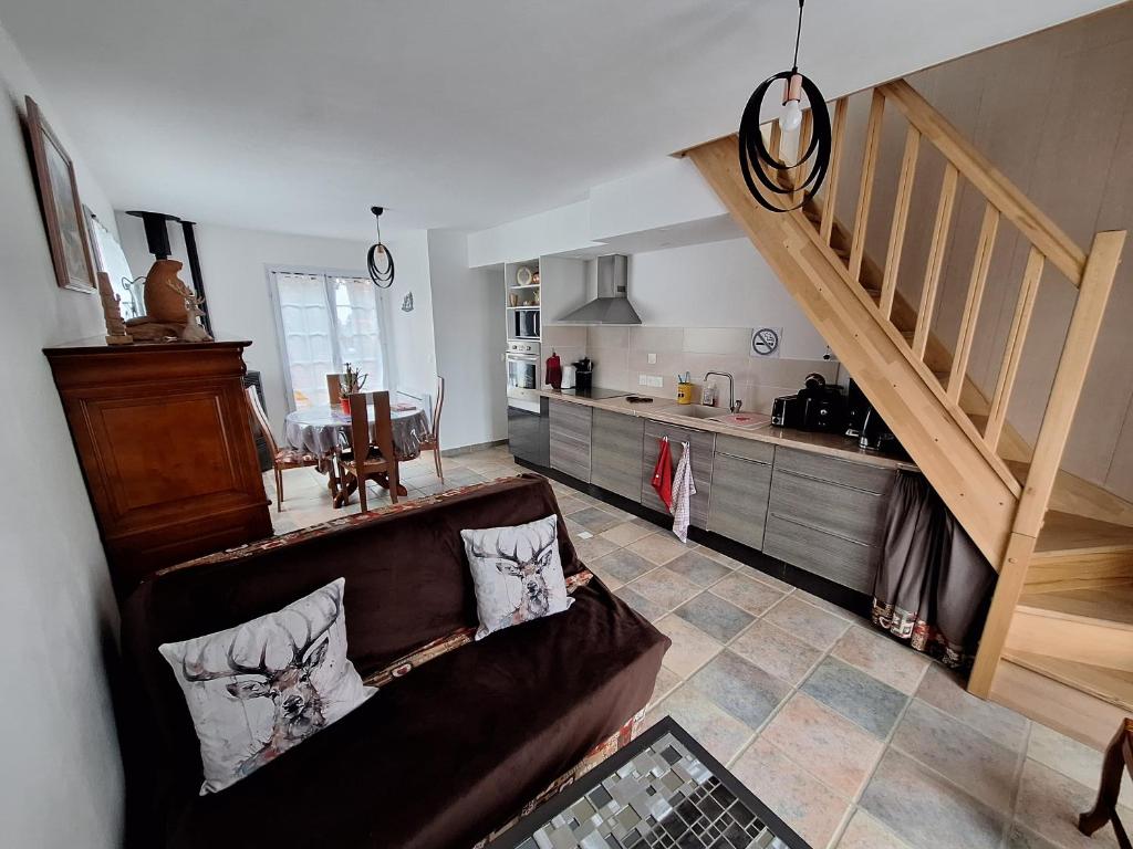 Η κουζίνα ή μικρή κουζίνα στο Le boisnheur