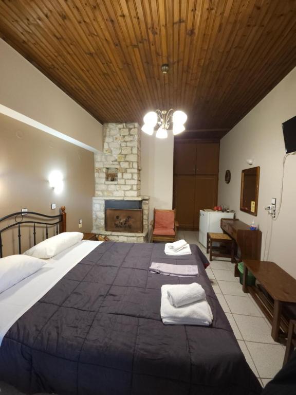 Postel nebo postele na pokoji v ubytování Guesthouse Gonia