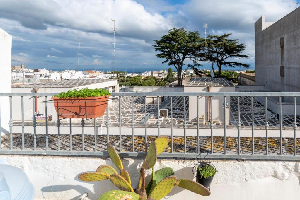Balkón nebo terasa v ubytování Sant Oronzo Palace