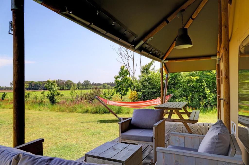 Zahrada ubytování Luxe Lodge Tent