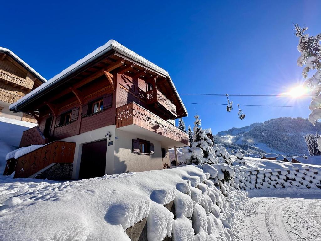 Le Chalet des Ours v zimě