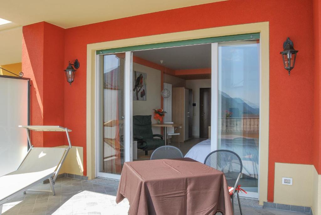 Χώρος καθιστικού στο Residence Usignolo