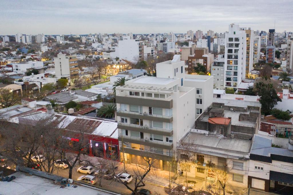 a city view of a city with buildings at Aspromonte Departamentos in La Plata