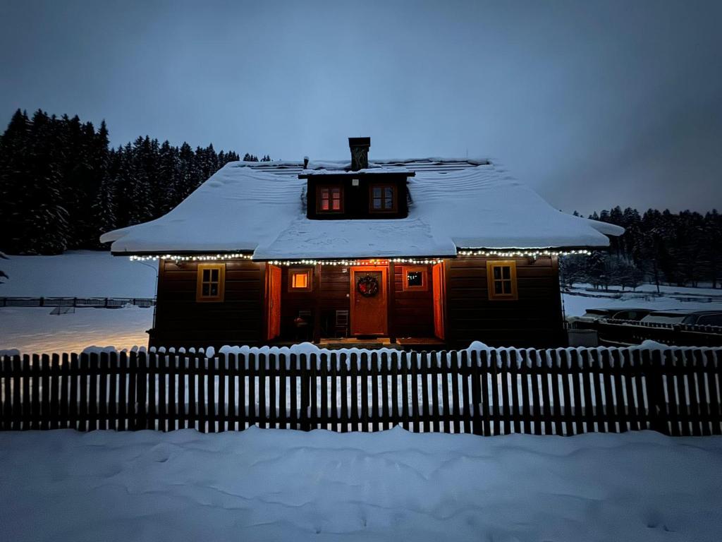 Apartmány Podťaté v zime