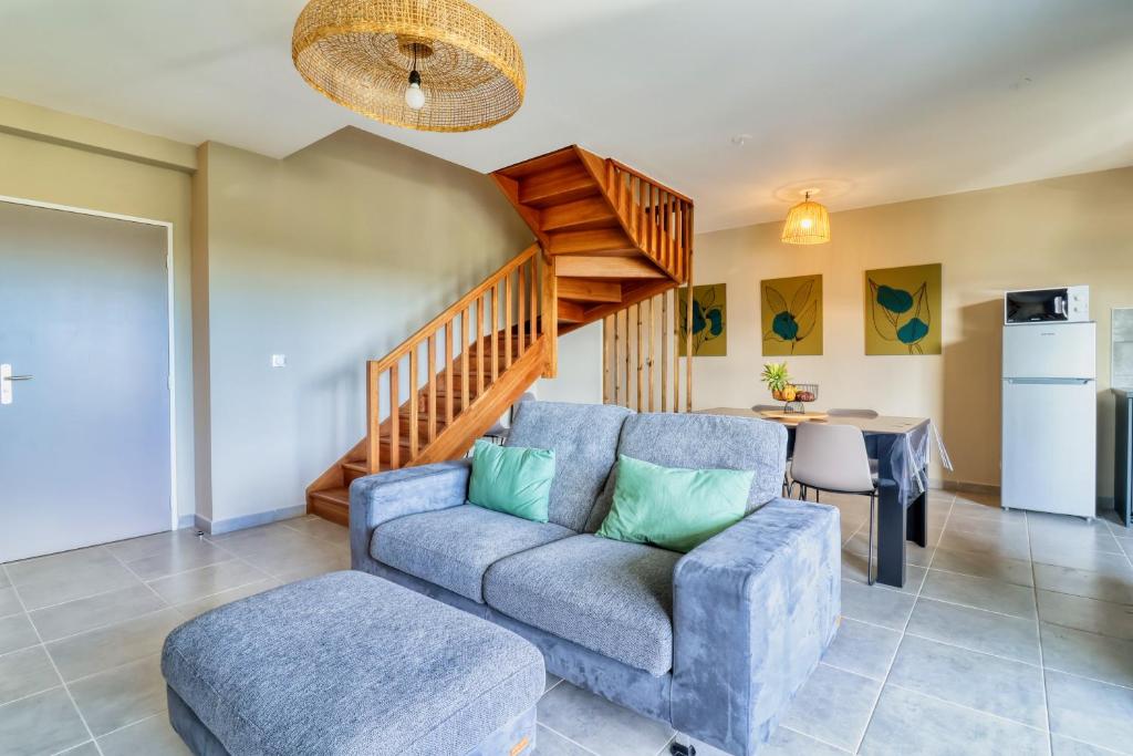 Kuchyň nebo kuchyňský kout v ubytování Logement 4 pièces Étang St Paul