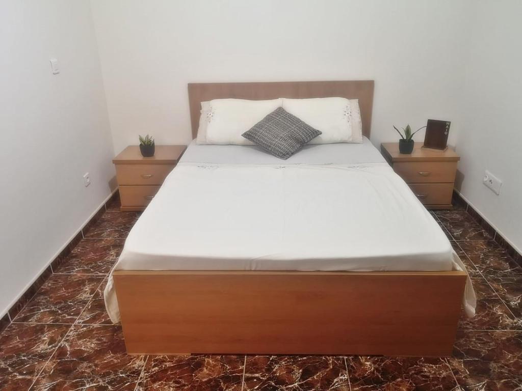 Postel nebo postele na pokoji v ubytování Excelente localización en Praia