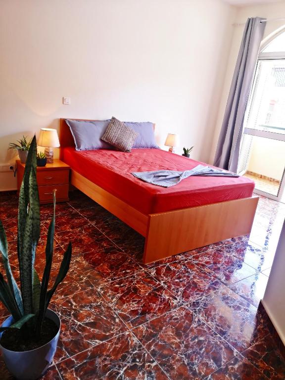 Postel nebo postele na pokoji v ubytování Excelente localización en Praia