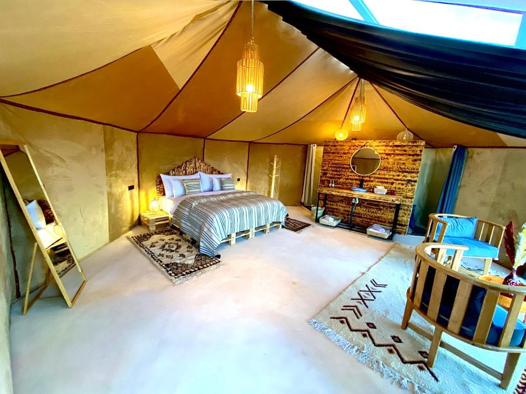 Sky View Campにあるベッド