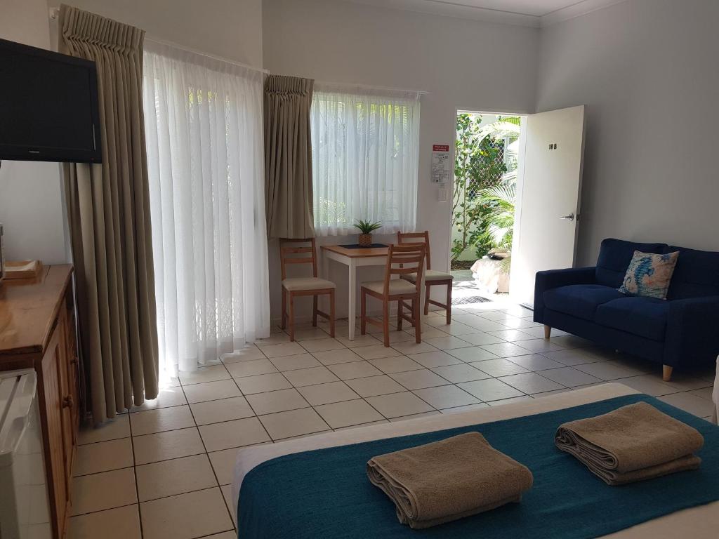 Posezení v ubytování Reef Suite