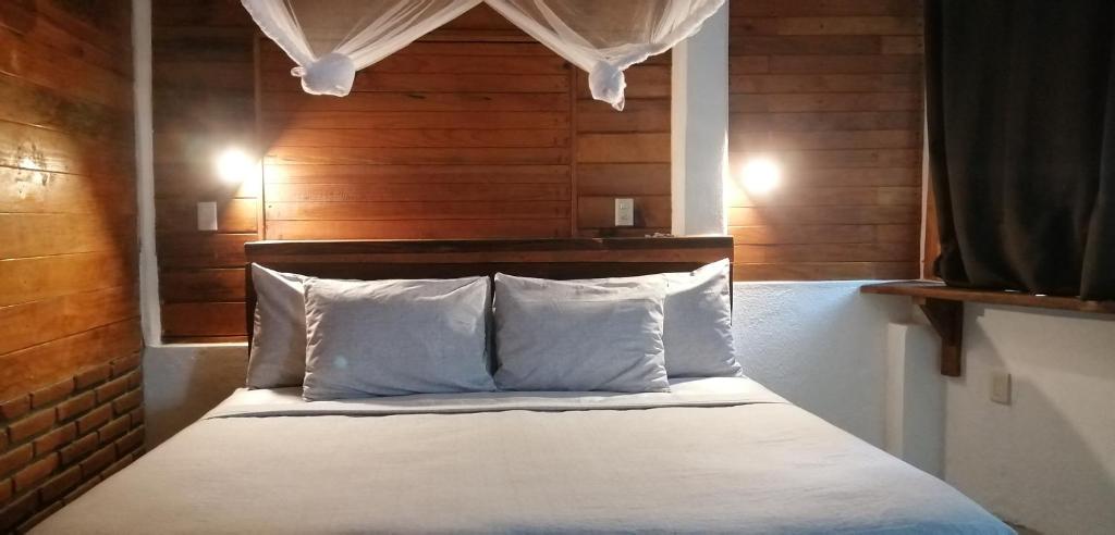 Letto o letti in una camera di Casa Gaviota