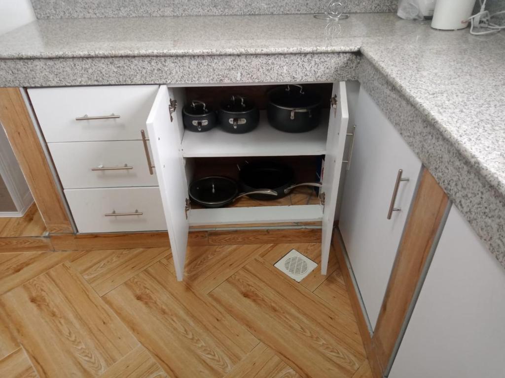 Kuchyň nebo kuchyňský kout v ubytování Casa Marabella A2