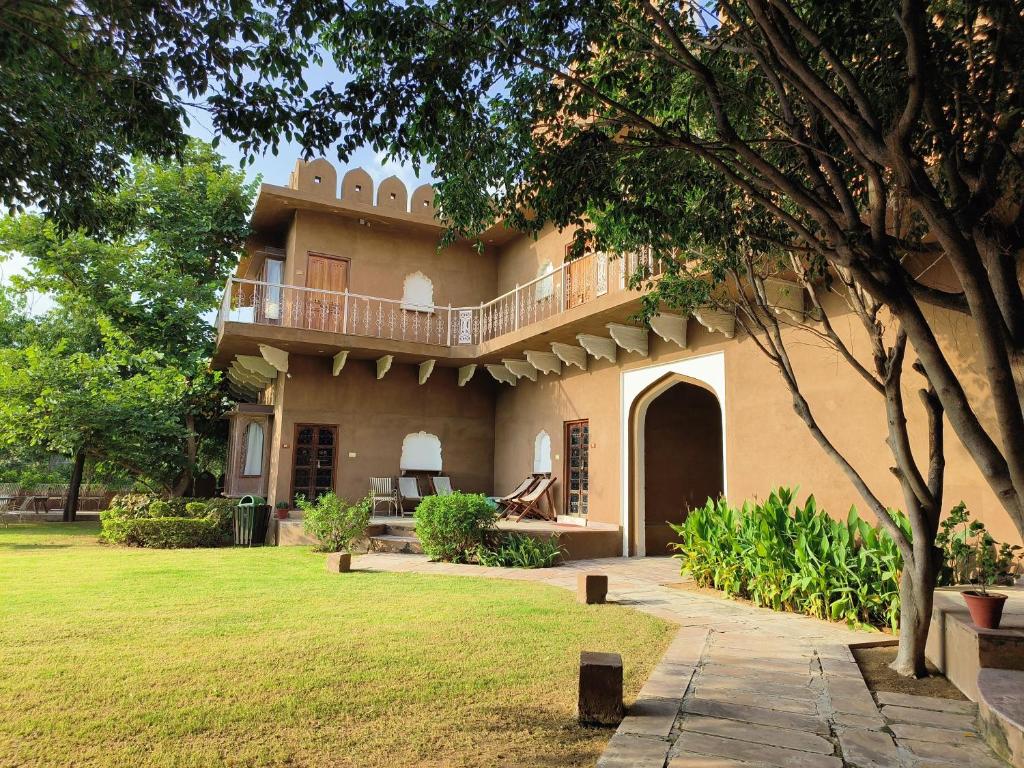 Zahrada ubytování Pushkar Fort - Luxury Heritage Resort