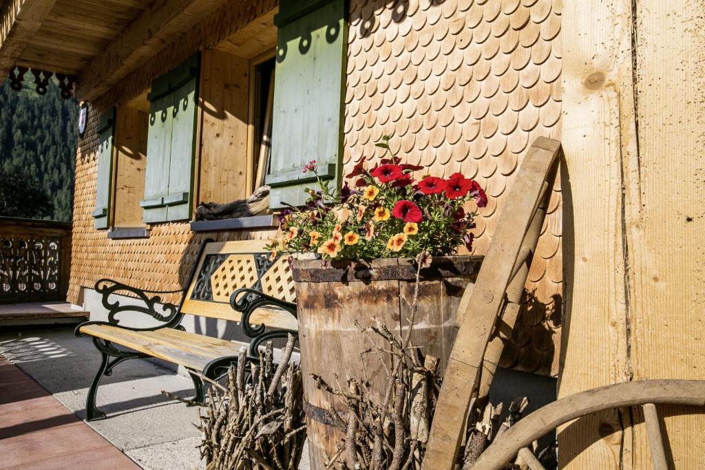 Balkón nebo terasa v ubytování Romantikferienhaus am Brändle