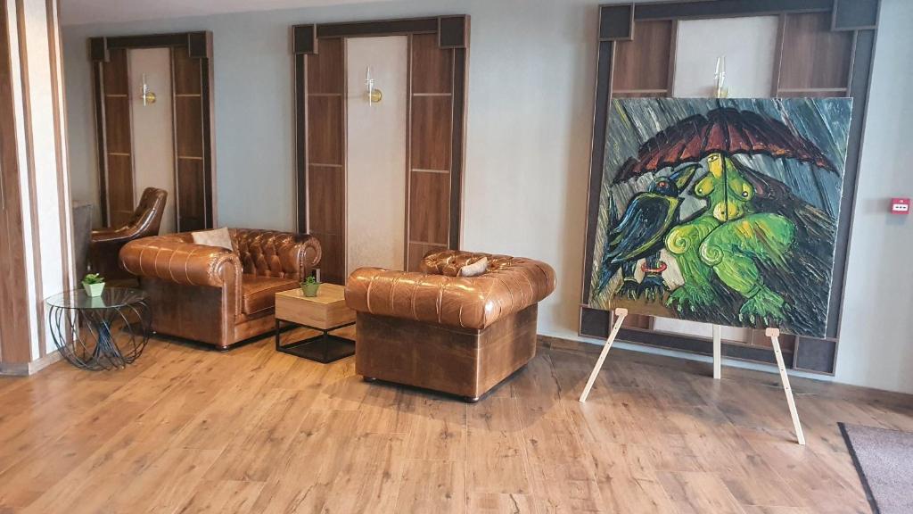 Posezení v ubytování Private 1bedroom apt in SPA Resort - SPA included