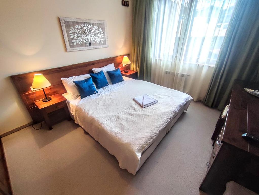 Postel nebo postele na pokoji v ubytování Private 1bedroom apt in SPA Resort - SPA included