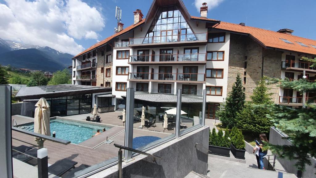 Nespecifikovaný výhled na hory nebo výhled na hory při pohledu z apartmánu