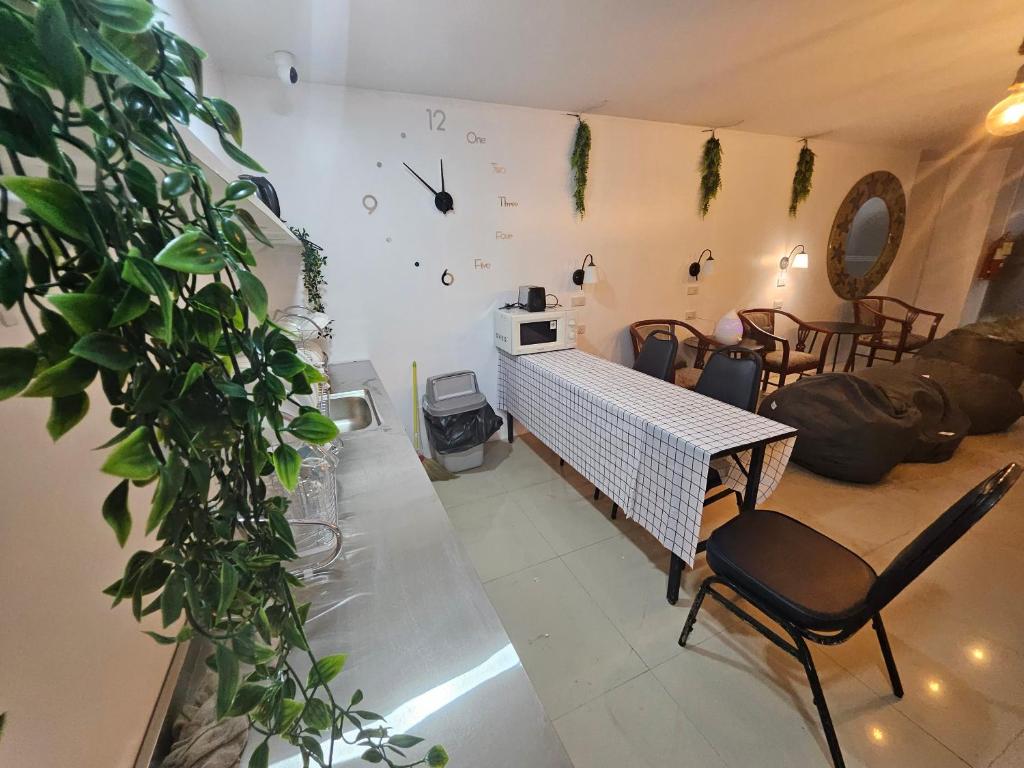Posezení v ubytování Jomtien Beach Hostel