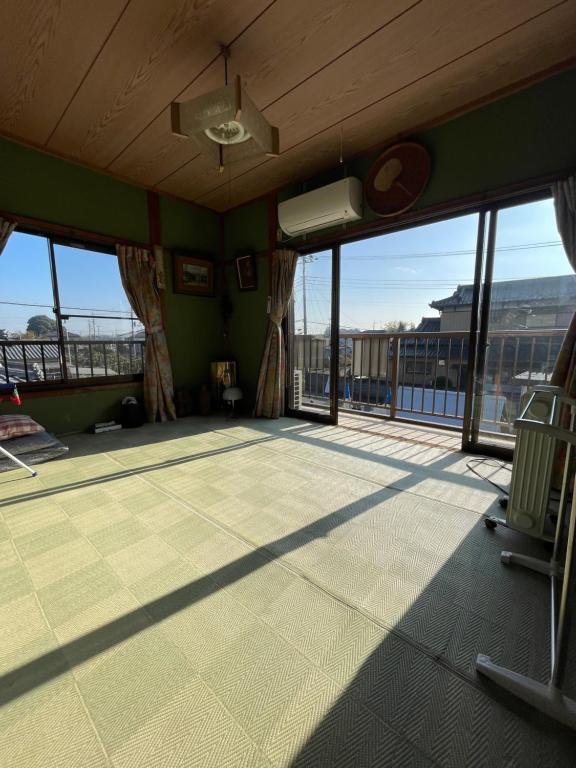 Balkón nebo terasa v ubytování Jiji-Baba house