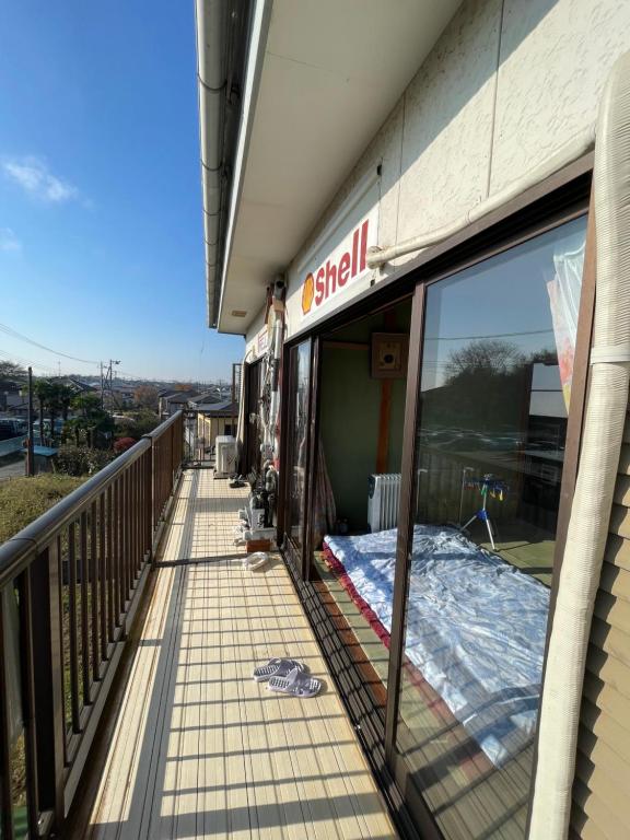 Balkón nebo terasa v ubytování Jiji-Baba house