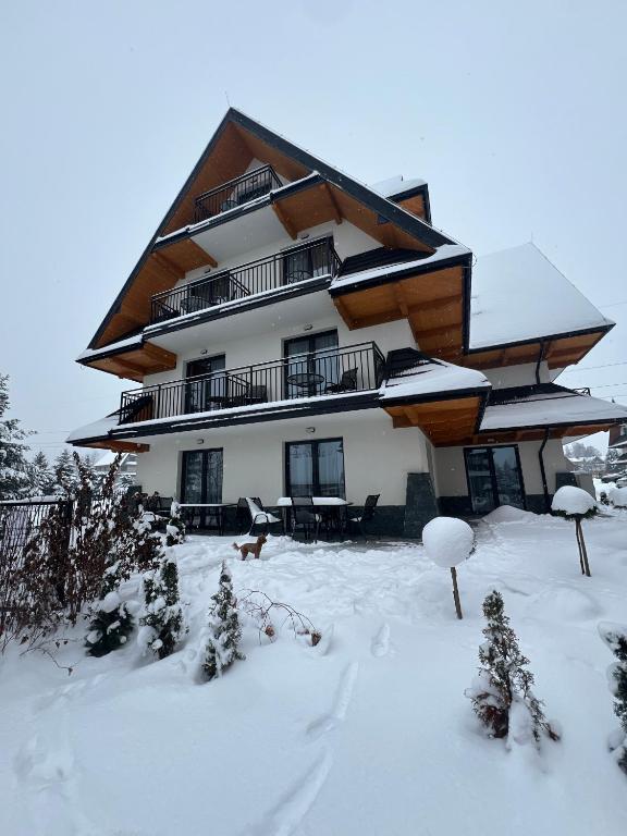 Apartament w Białce Tatrzańskiej v zime