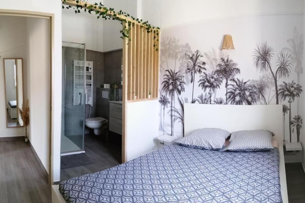 Postel nebo postele na pokoji v ubytování Oasis