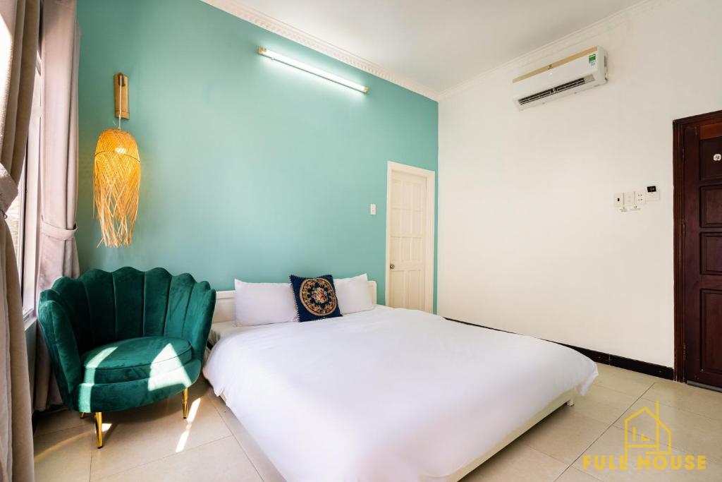 Voodi või voodid majutusasutuse M2 Villa Hotel Vũng Tàu toas