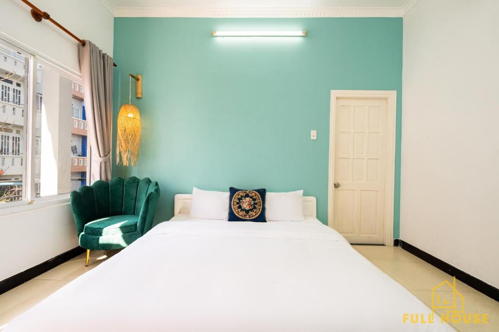 Voodi või voodid majutusasutuse M2 Villa Hotel Vũng Tàu toas