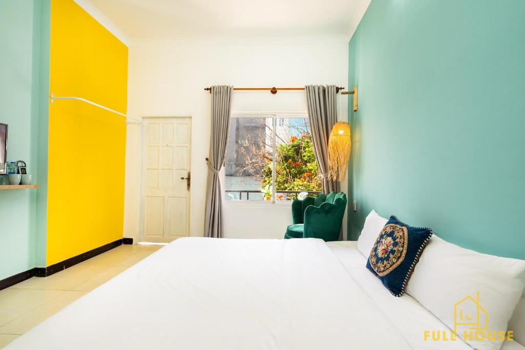 Voodi või voodid majutusasutuse M2 Villa Hotel Vũng Tàu toas
