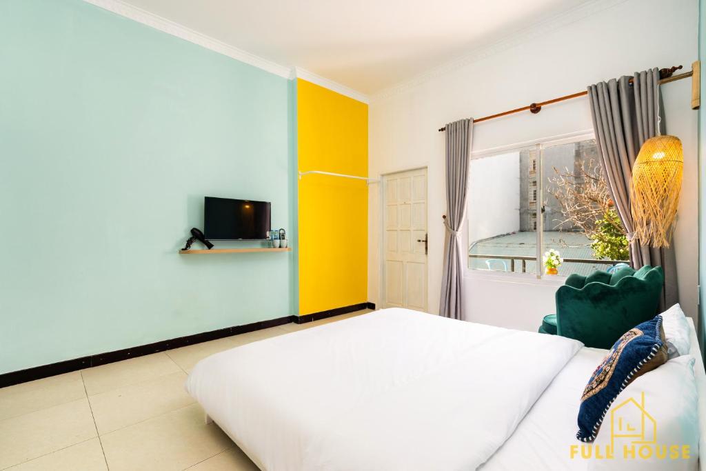 Voodi või voodid majutusasutuse M2 Villa Hotel Vũng Tàu toas