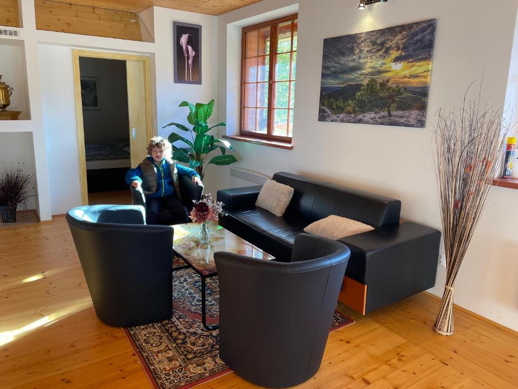 Posezení v ubytování Apartmány Telnice - Medorhof