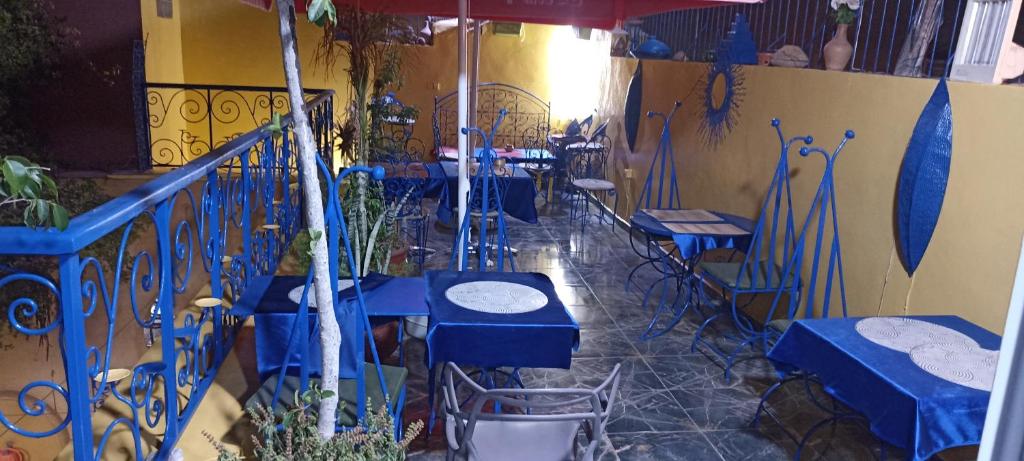 Balkon oz. terasa v nastanitvi Riad Le Lieu