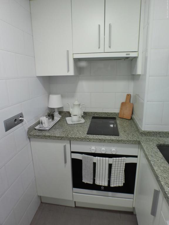 Kuchyňa alebo kuchynka v ubytovaní Andreas Apartament Marbella Centro