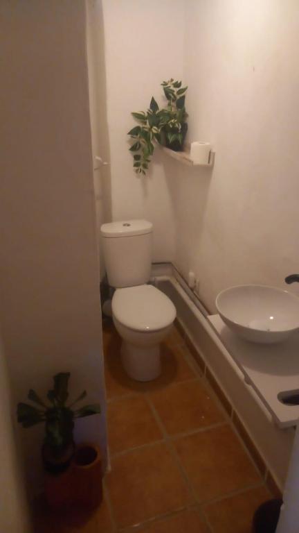 Koupelna v ubytování Casa Esperanza
