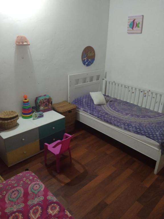 Postel nebo postele na pokoji v ubytování Casa de playa en Dibulla