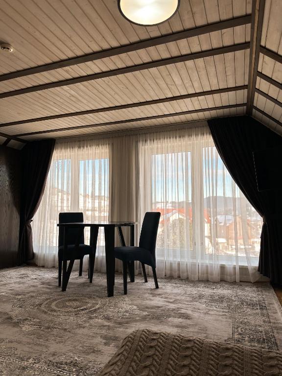 Posezení v ubytování Villa Blanc