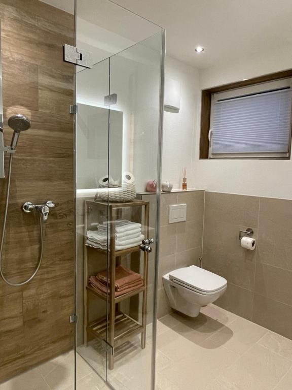 Koupelna v ubytování Ferienwohnung Eder